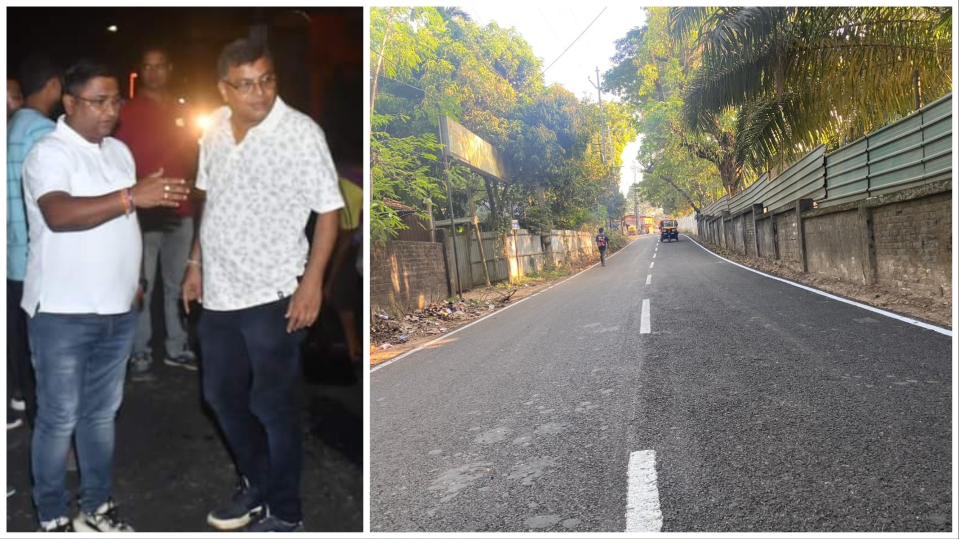 Road renovation in Silchar under MLA Dipayan Chakraborty's supervision
