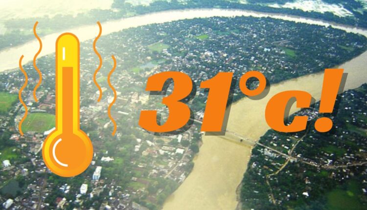 Temperature rising in Silchar