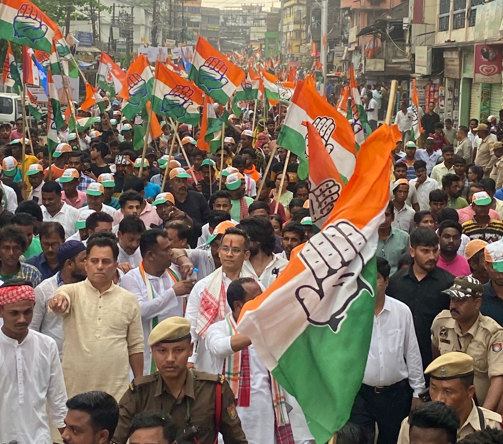 Gaurav Gogoi’s Massive Road Show In BJP Bastion; “TMC Should Focus In ...