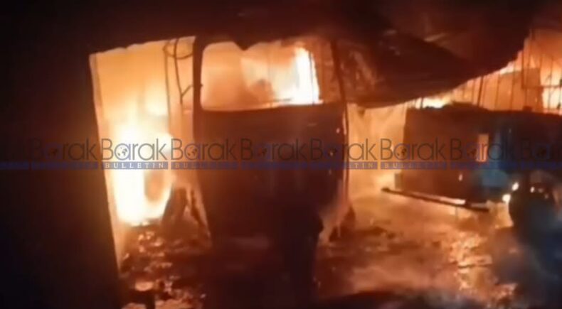 Five E-Rickshaws Gutted in Katigorah Fire, Residents Angry Over Late ...